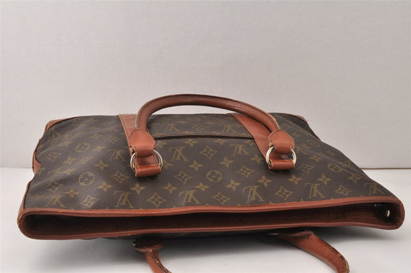 Auth Louis Vuitton Monogram Sac Weekend PM Vintage Tote Hand Bag M42425 LV 5089K