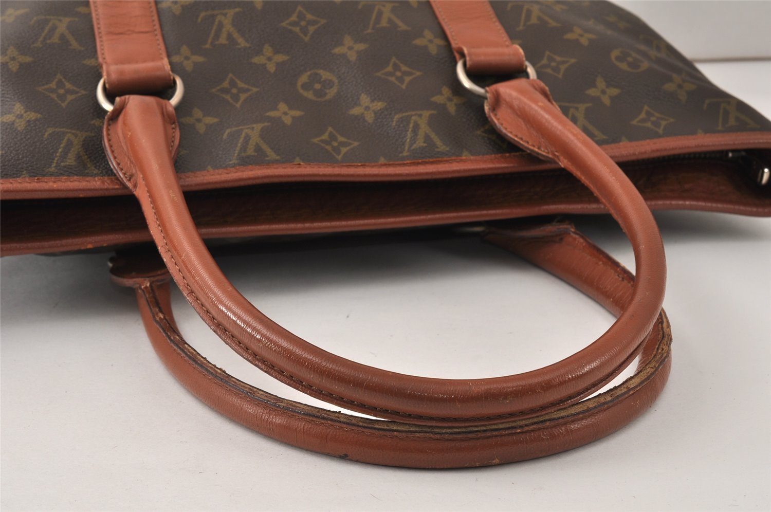 Auth Louis Vuitton Monogram Sac Weekend PM Vintage Tote Hand Bag M42425 LV 5089K