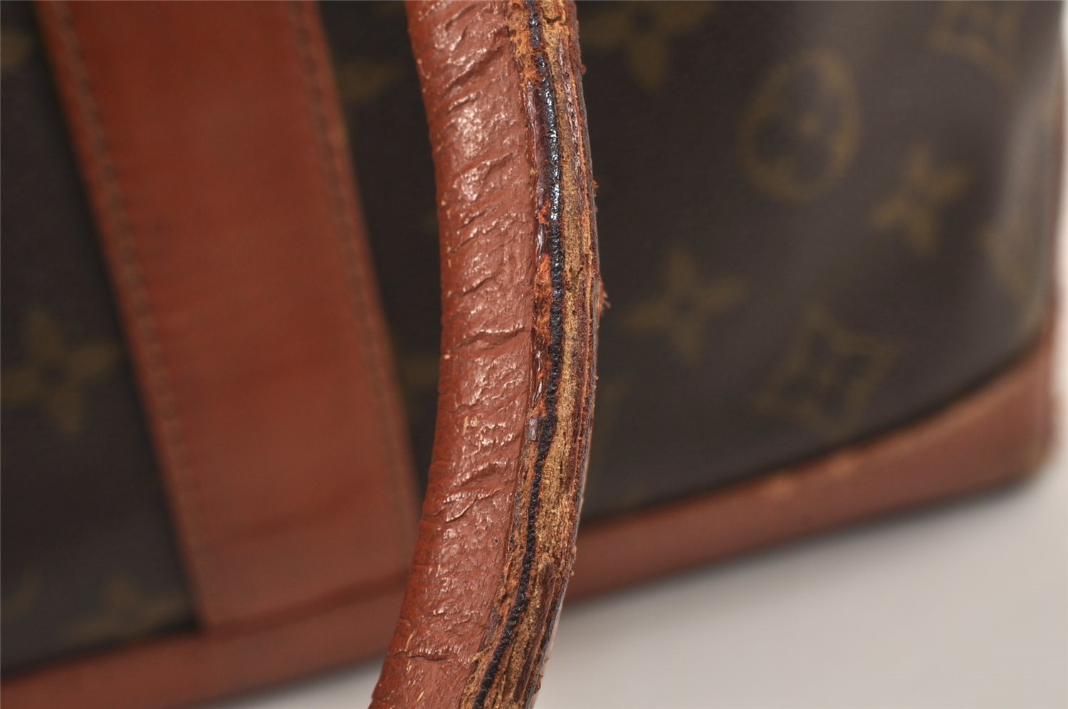 Auth Louis Vuitton Monogram Sac Weekend PM Vintage Tote Hand Bag M42425 LV 5089K