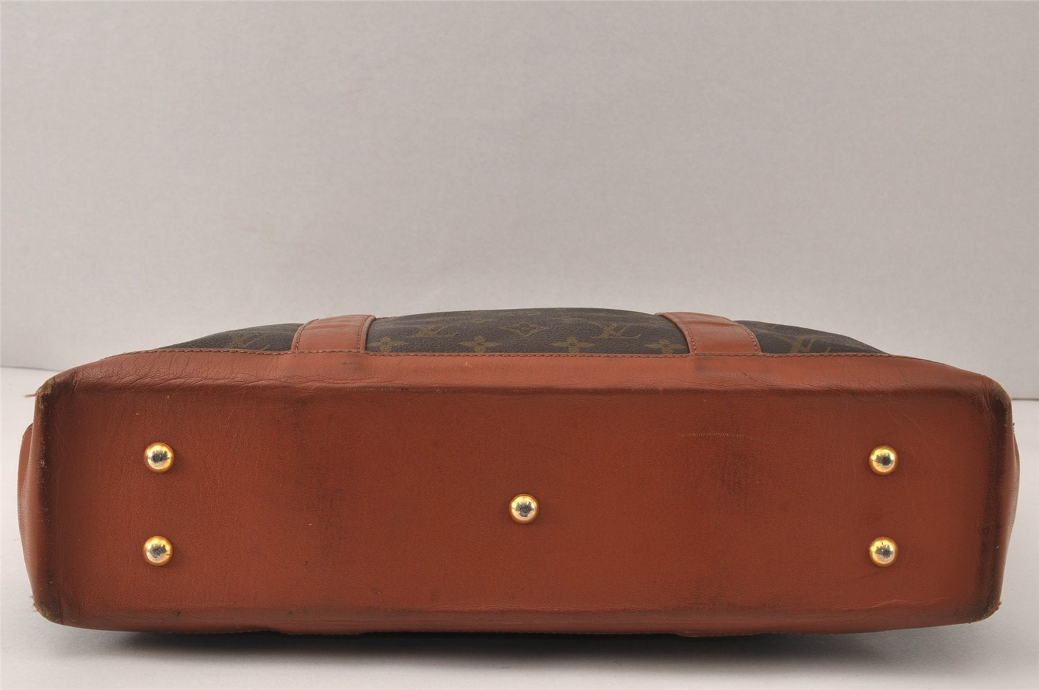 Auth Louis Vuitton Monogram Sac Weekend PM Vintage Tote Hand Bag M42425 LV 5089K