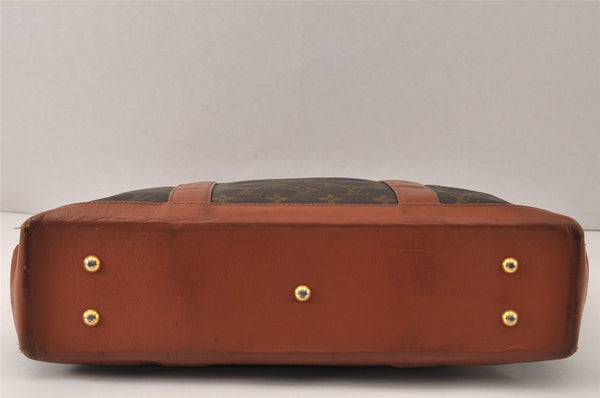 Auth Louis Vuitton Monogram Sac Weekend PM Vintage Tote Hand Bag M42425 LV 5089K