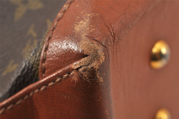 Auth Louis Vuitton Monogram Sac Weekend PM Vintage Tote Hand Bag M42425 LV 5089K