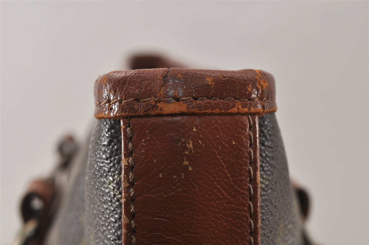 Auth Louis Vuitton Monogram Sac Weekend PM Vintage Tote Hand Bag M42425 LV 5089K