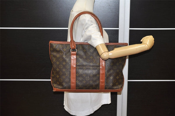 Auth Louis Vuitton Monogram Sac Weekend PM Vintage Tote Hand Bag M42425 LV 5089K