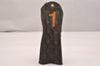 Auth Louis Vuitton Monogram Protege-bois No1 No3 Golf Club Head Cover 2Set 5090J