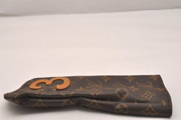 Auth Louis Vuitton Monogram Protege-bois No1 No3 Golf Club Head Cover 2Set 5090J
