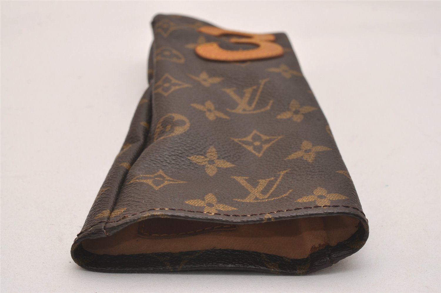 Auth Louis Vuitton Monogram Protege-bois No1 No3 Golf Club Head Cover 2Set 5090J