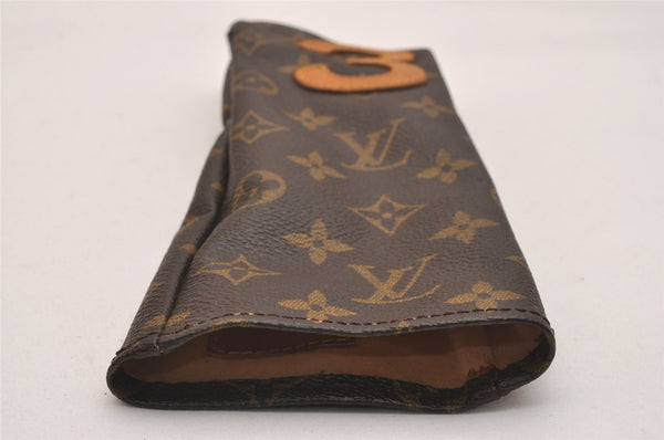 Auth Louis Vuitton Monogram Protege-bois No1 No3 Golf Club Head Cover 2Set 5090J