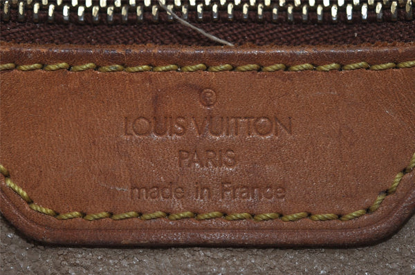 Authentic Louis Vuitton Monogram Bucket PM Shoulder Tote Bag M42238 Junk 5091I