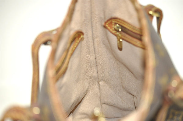 Authentic Louis Vuitton Monogram Bucket PM Shoulder Tote Bag M42238 Junk 5091I