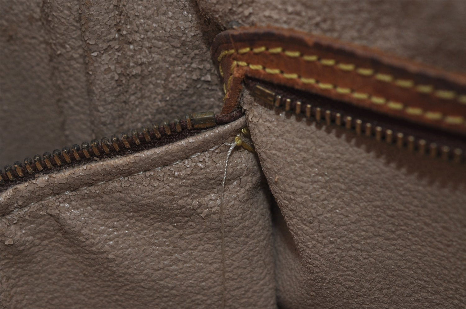 Authentic Louis Vuitton Monogram Bucket PM Shoulder Tote Bag M42238 Junk 5091I