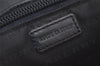 Authentic BURBERRY Vintage Check Shoulder Hand Bag PVC Leather Navy Blue 5091K