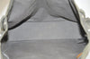 Authentic HERMES Fourre Tout MM Hand Tote Bag Canvas Gray 5094K