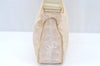Authentic CHANEL Vintage New Travel Line Shoulder Hand Bag Purse Beige 5095J