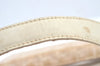 Authentic CHANEL Vintage New Travel Line Shoulder Hand Bag Purse Beige 5095J