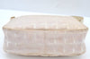 Authentic CHANEL Vintage New Travel Line Shoulder Hand Bag Purse Beige 5095J