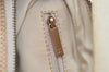 Authentic CHANEL Vintage New Travel Line Shoulder Hand Bag Purse Beige 5095J