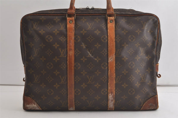 Auth Louis Vuitton Monogram Porte Documents Voyage Briefcase Old Model LV 5095K