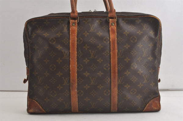 Auth Louis Vuitton Monogram Porte Documents Voyage Briefcase Old Model LV 5095K