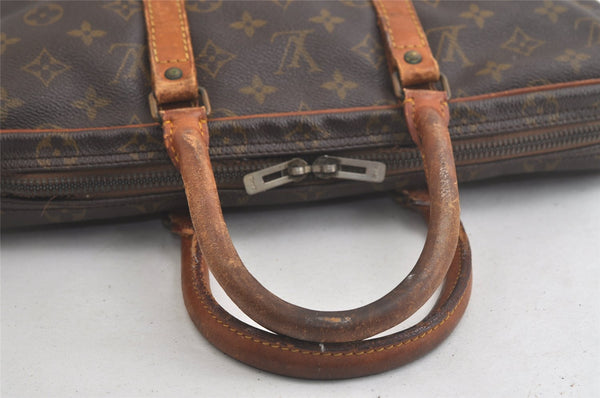 Auth Louis Vuitton Monogram Porte Documents Voyage Briefcase Old Model LV 5095K