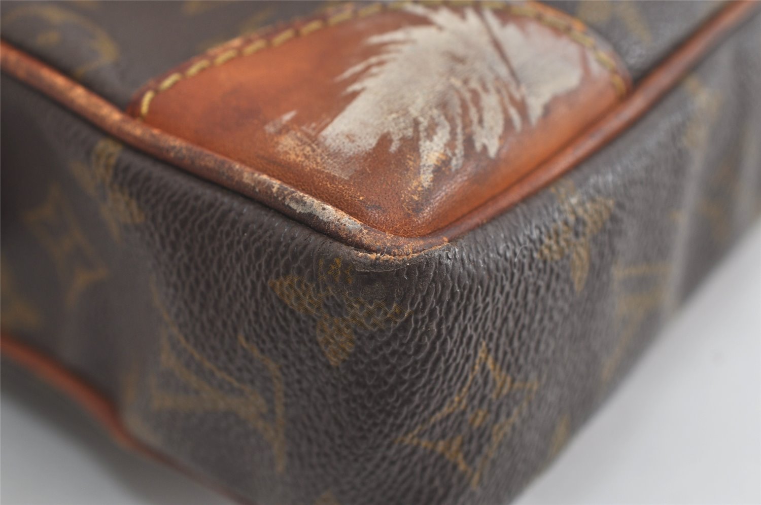 Auth Louis Vuitton Monogram Porte Documents Voyage Briefcase Old Model LV 5095K