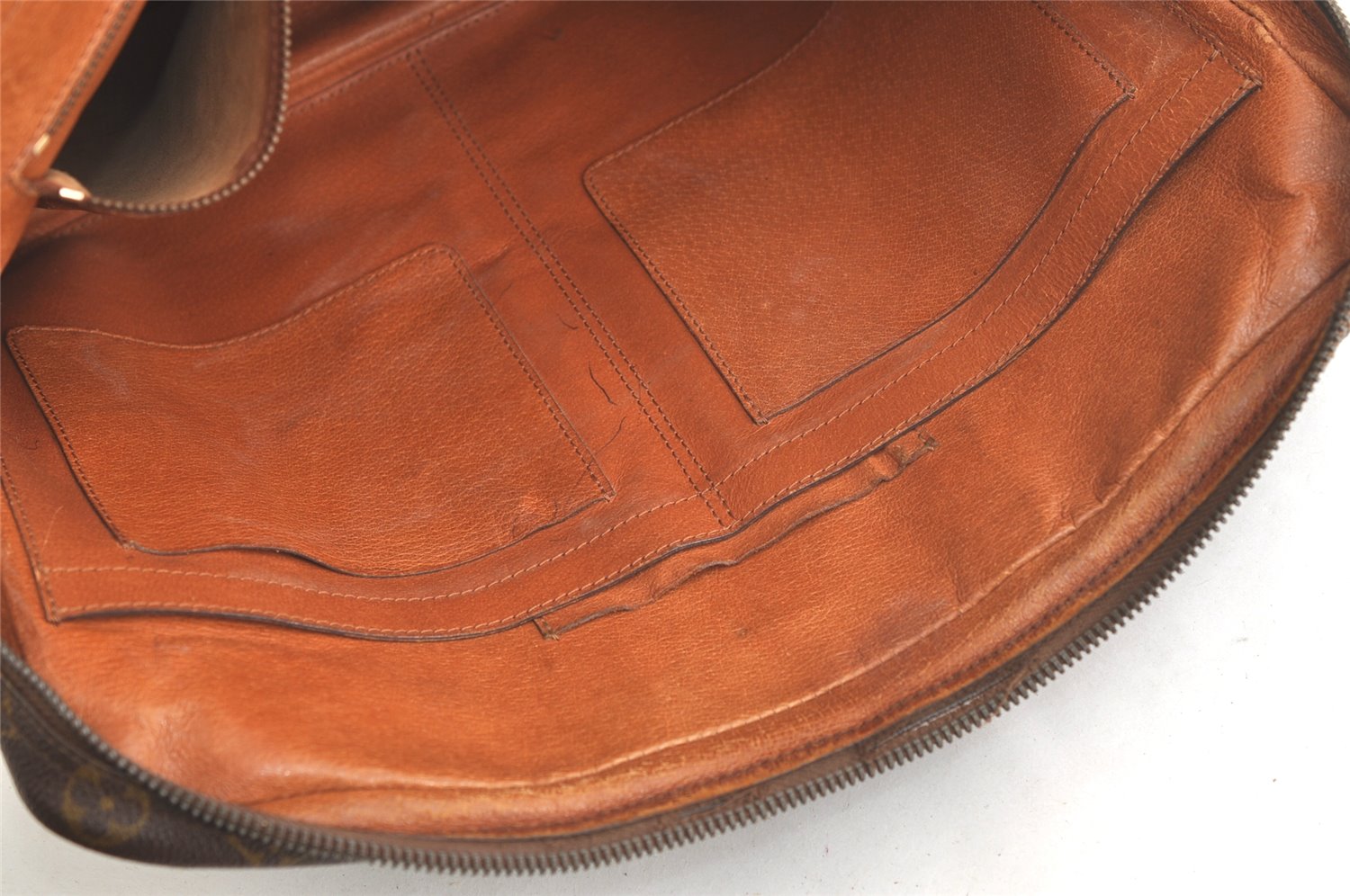 Auth Louis Vuitton Monogram Porte Documents Voyage Briefcase Old Model LV 5095K