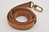 Authentic Louis Vuitton Leather Shoulder Strap Beige LV 96.5cm Junk 5096I