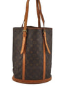 Authentic Louis Vuitton Monogram Bucket GM Shoulder Tote Bag M42236 Junk 5096J
