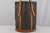 Authentic Louis Vuitton Monogram Bucket GM Shoulder Tote Bag M42236 Junk 5096J