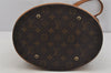 Authentic Louis Vuitton Monogram Bucket GM Shoulder Tote Bag M42236 Junk 5096J