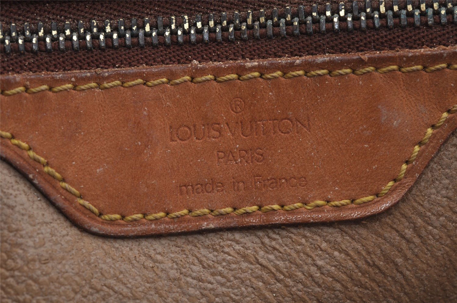 Authentic Louis Vuitton Monogram Bucket GM Shoulder Tote Bag M42236 Junk 5096J