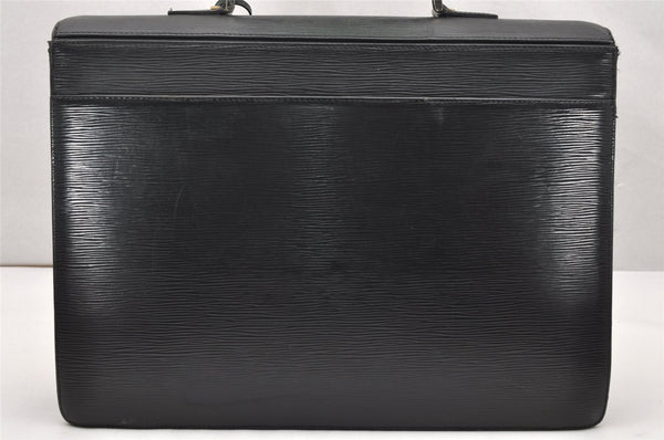 Auth Louis Vuitton Taiga Laguito Business Bag Briefcase Black M31092 LV 5096K