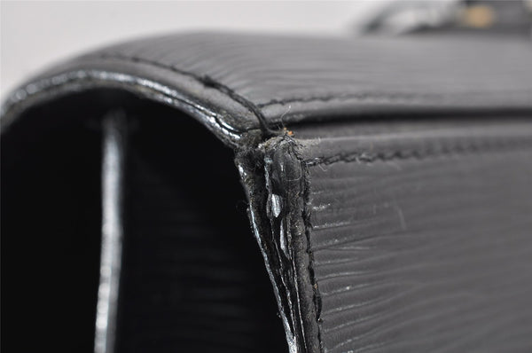 Auth Louis Vuitton Taiga Laguito Business Bag Briefcase Black M31092 LV 5096K