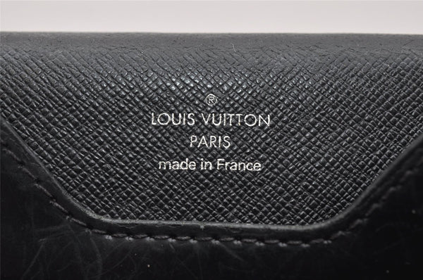Auth Louis Vuitton Taiga Laguito Business Bag Briefcase Black M31092 LV 5096K