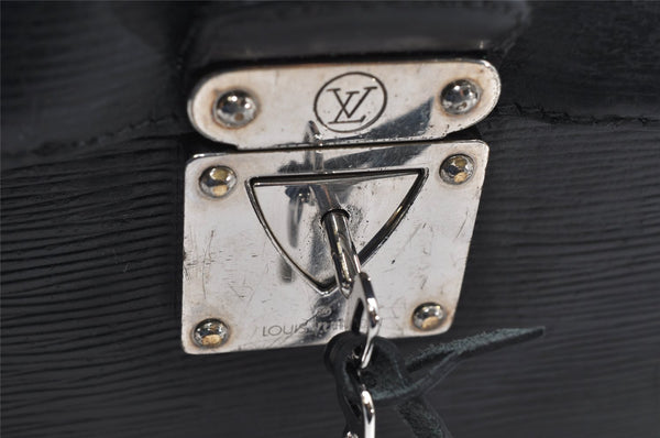 Auth Louis Vuitton Taiga Laguito Business Bag Briefcase Black M31092 LV 5096K