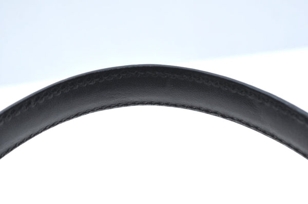 Authentic GUCCI Vintage 2Way Shoulder Hand Bag Purse Leather Black 5098H