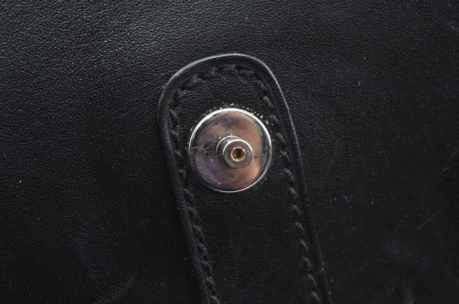 Authentic GUCCI Vintage 2Way Shoulder Hand Bag Purse Leather Black 5098H