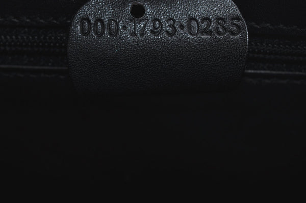 Authentic GUCCI Vintage 2Way Shoulder Hand Bag Purse Leather Black 5098H