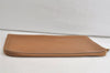 Authentic GUCCI Vintage Clutch Documents Case Leather Brown 5099K