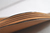 Authentic GUCCI Vintage Clutch Documents Case Leather Brown 5099K