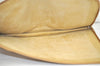 Authentic GUCCI Vintage Clutch Documents Case Leather Brown 5099K