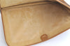 Authentic GUCCI Vintage Clutch Documents Case Leather Brown 5099K