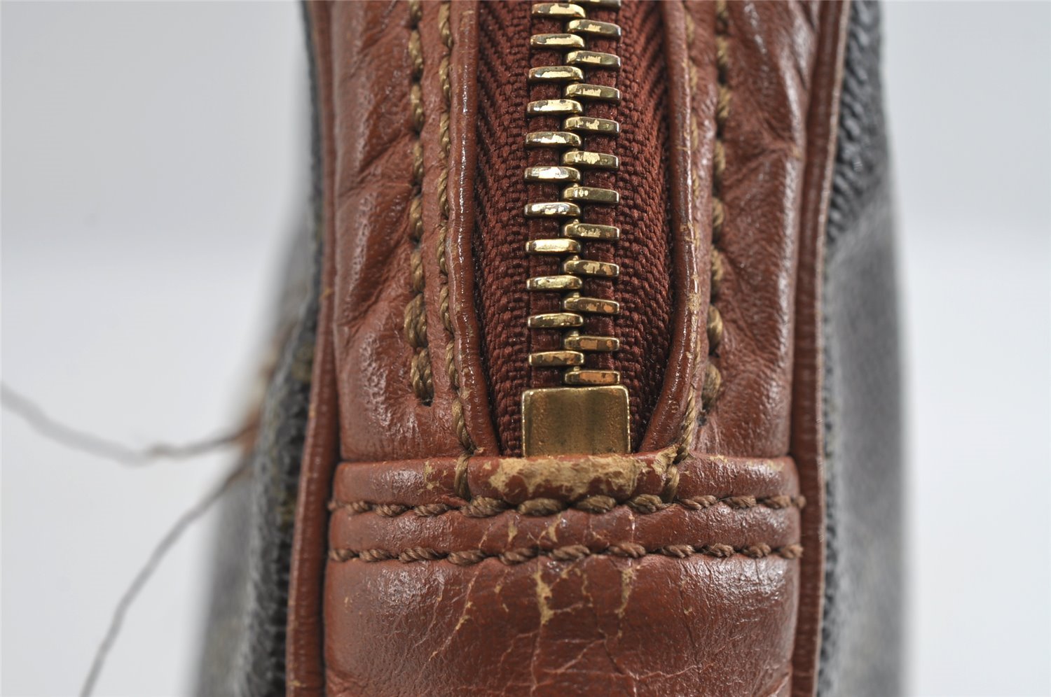 Authentic Louis Vuitton Monogram Sac Sport Travel Hand Bag Old Model LV 5100I