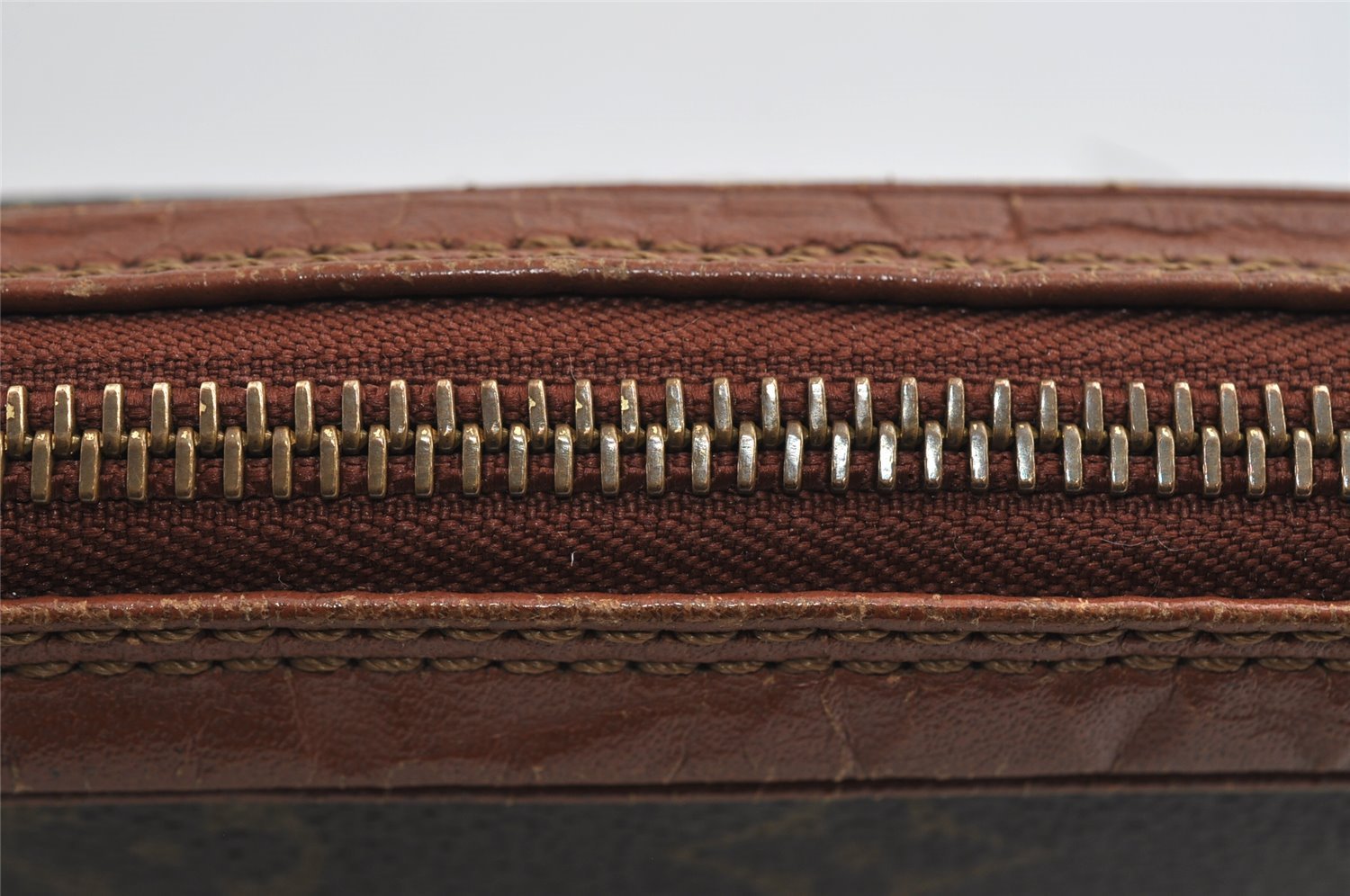 Authentic Louis Vuitton Monogram Sac Sport Travel Hand Bag Old Model LV 5100I