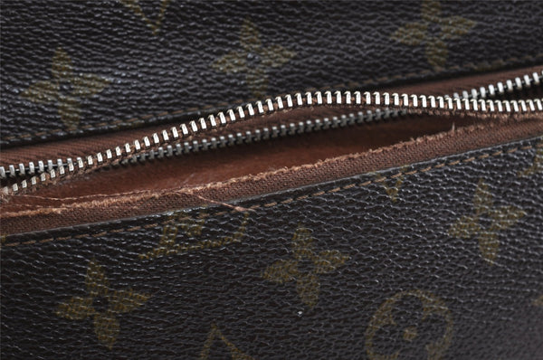 Authentic Louis Vuitton Monogram Sac Sport Travel Hand Bag Old Model LV 5100I