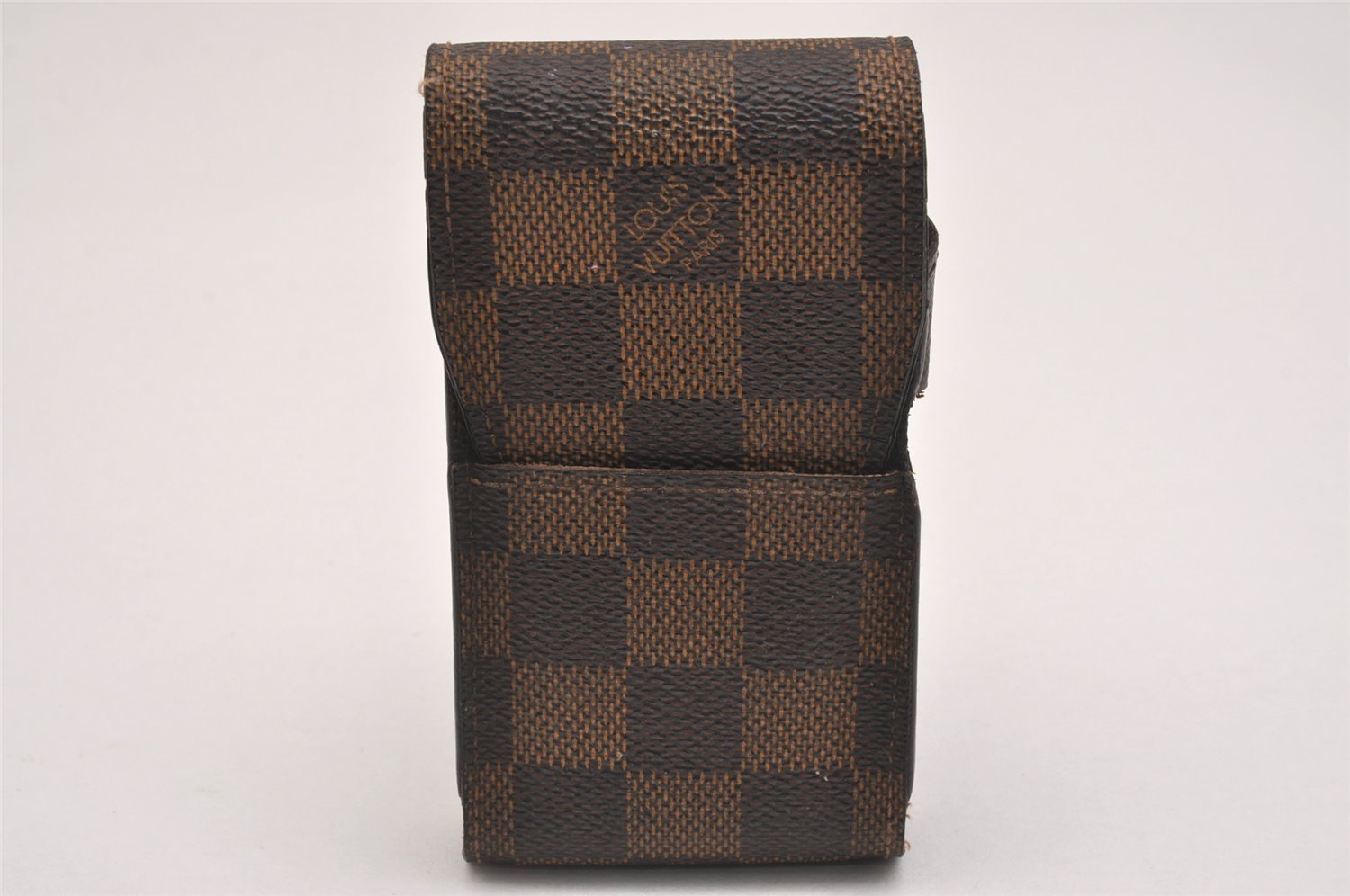 Authentic Louis Vuitton Damier Etui Cigarette Case N63024 LV 5100J