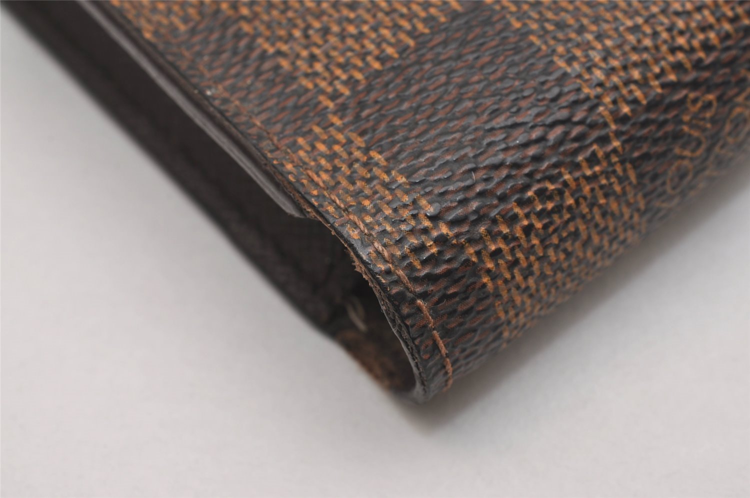 Authentic Louis Vuitton Damier Etui Cigarette Case N63024 LV 5100J