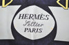 Authentic HERMES Carre 90 Scarf "Eperon d' or" Silk Navy 5101J