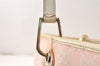 Authentic GUCCI Eclipse Shoulder Tote Bag GG Canvas Leather 120840 Pink 5101K