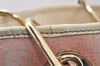 Authentic GUCCI Eclipse Shoulder Tote Bag GG Canvas Leather 120840 Pink 5101K